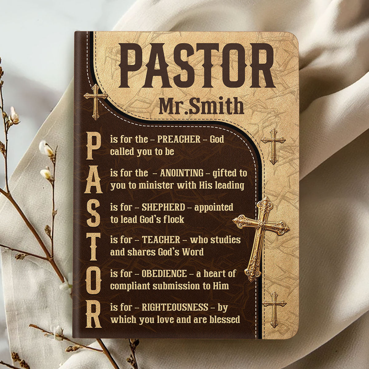 Thank You For All You Do - Personalized Leather Notebook GMJSNB200063