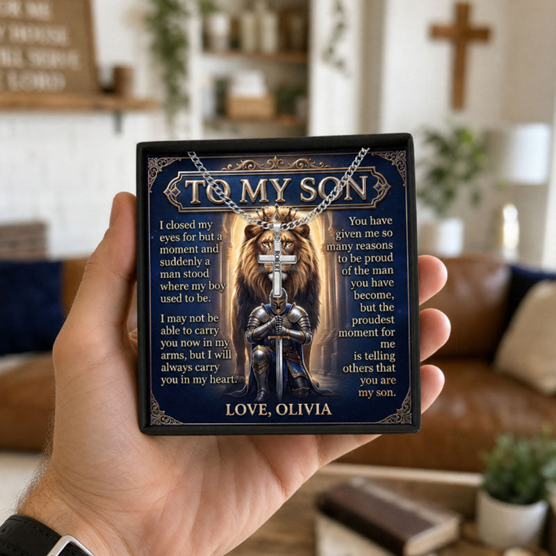 I Will Always Carry You In My Heart - Christian Jewelry for Him GMJSCLC200012