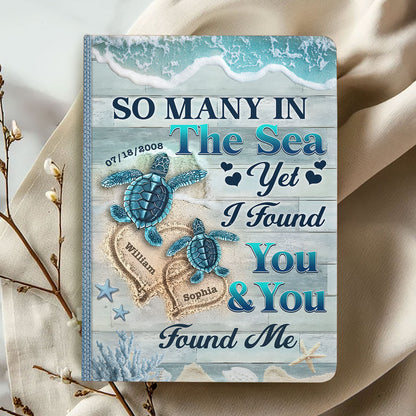 Love You Forever - Personalized Leather Cover Notebook GMJSNB200074