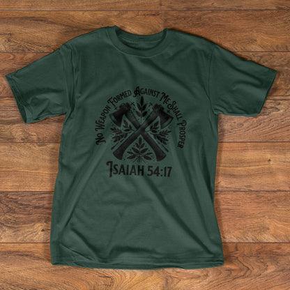 No Weapon Formed Against Me Shall Prosper - Unisex T-shirt GMJSTS200087