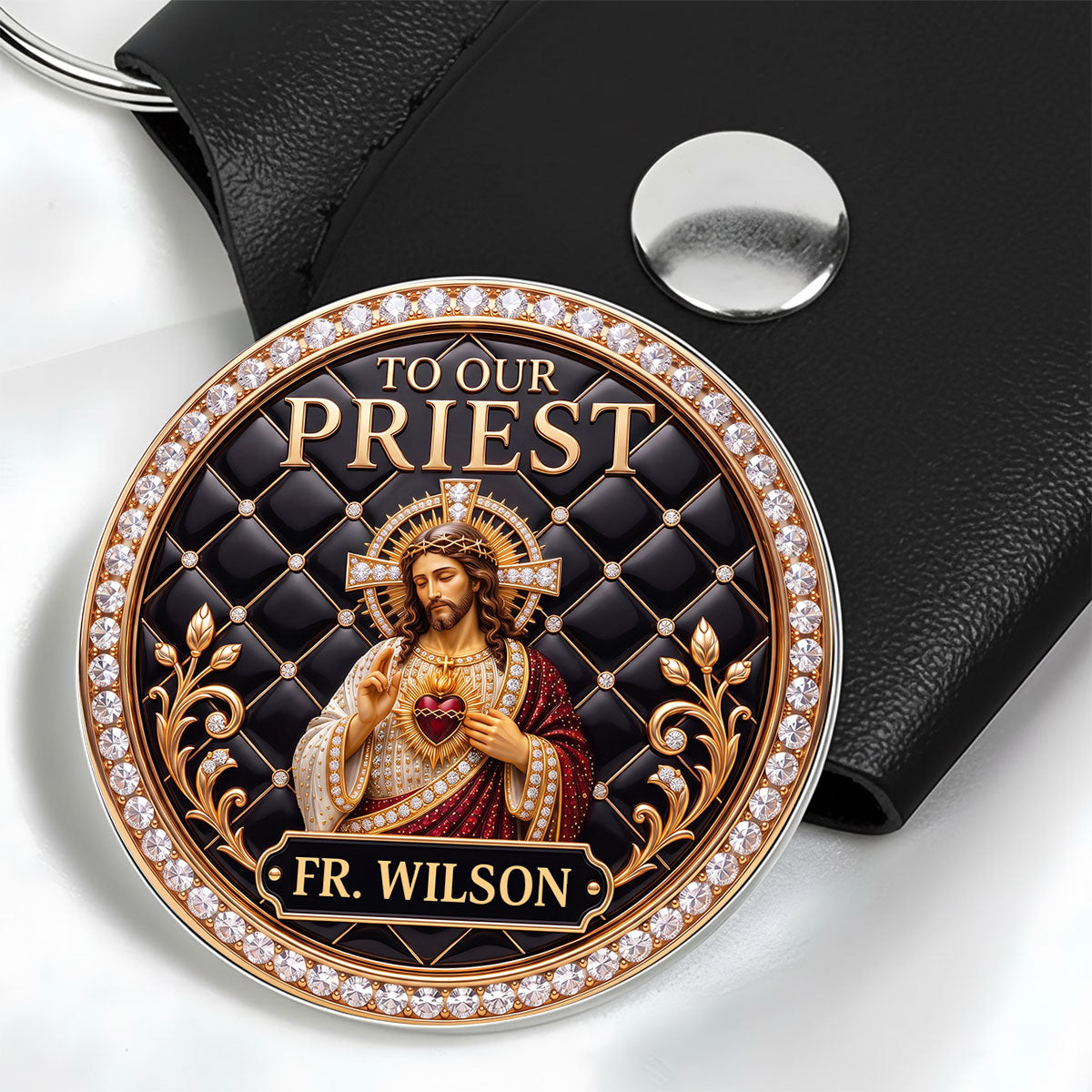 Faithful Shepherd - Personalized Pocket Hug Gift for Priest
