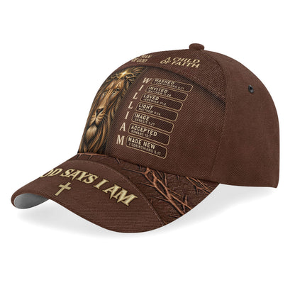 God Says I Am - Personalized Classic Cap