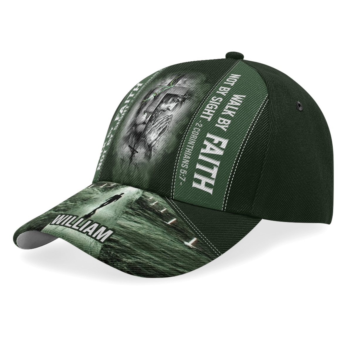 Walk By Faith Not By Sight - Personalized Classic Cap