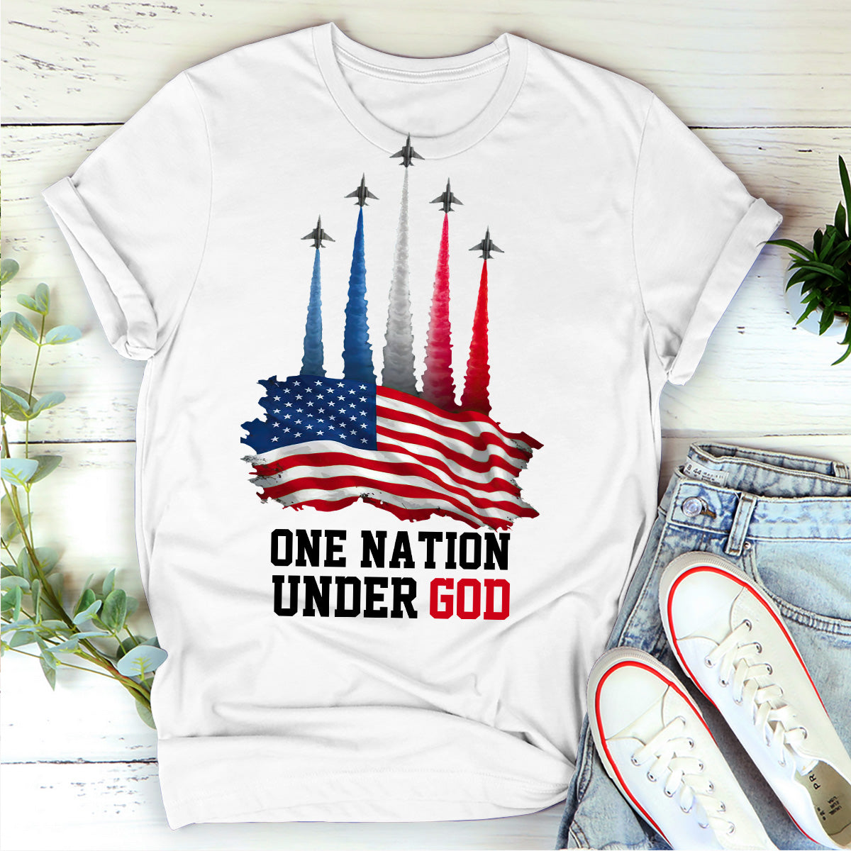 One Nation Under God - Unisex T-shirt GMJSTS200058