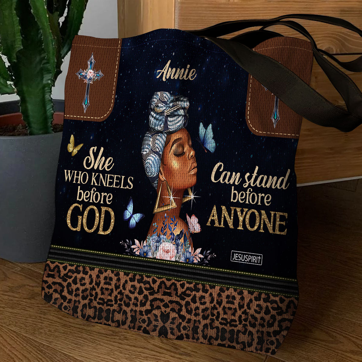 She Who Kneels Before God - Personalized Tote Bag GTTJS10193