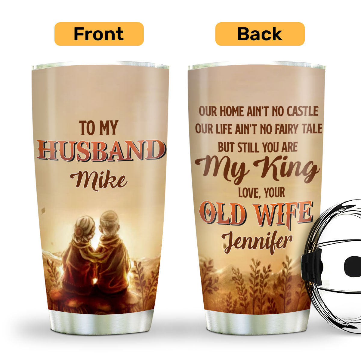 Inspirational Verse - Personalized Stainless Steel Tumbler 20oz