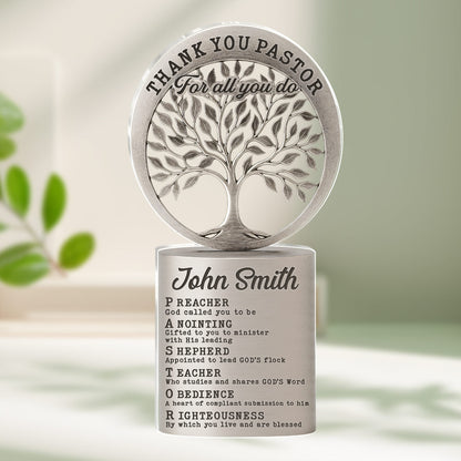 Thank You Pastor - Personalized Acrylic Plaque - Christian Gift GAPJS10214