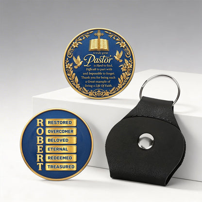 Faith-Inspired Personalized Pocket Hug - Gift for Pastor