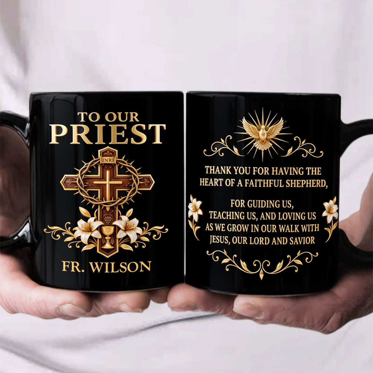 Faithful Shepherd - Personalized Ceramic Coffee Mug
