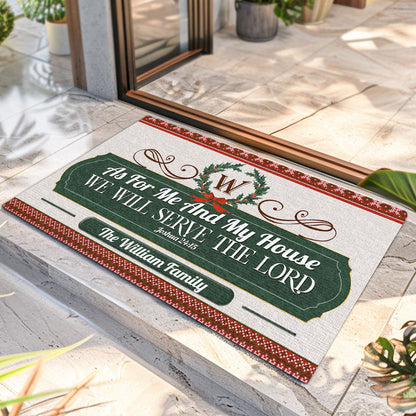 Bible Verse - Personalized Doormat for Home