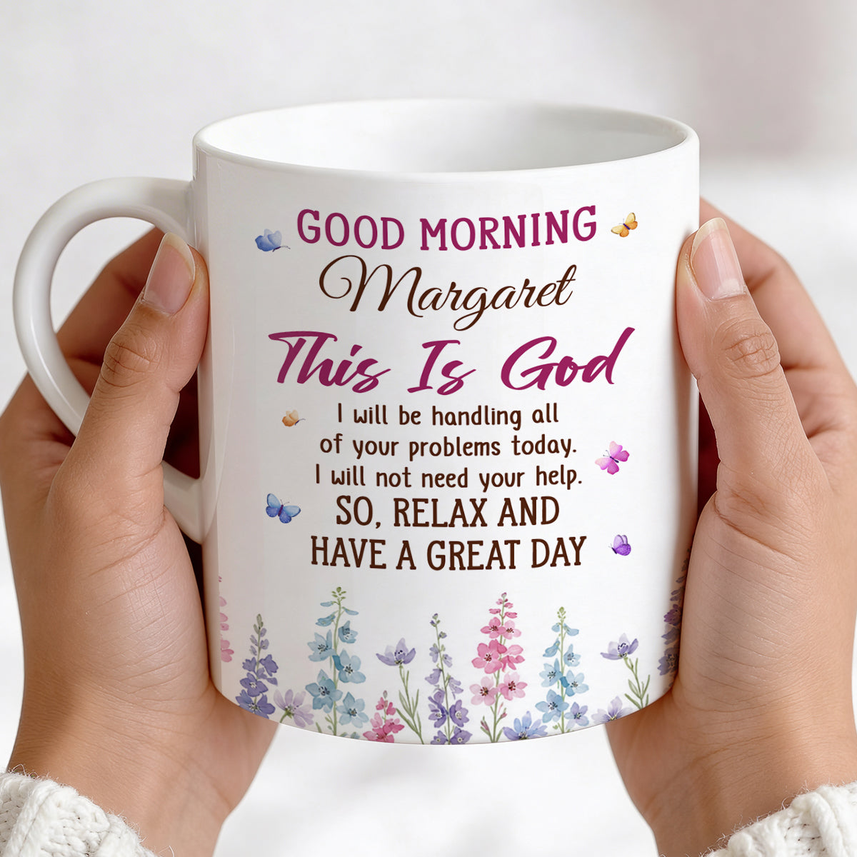Faith-Inspired Morning Gift - Personalized Coffee Mug