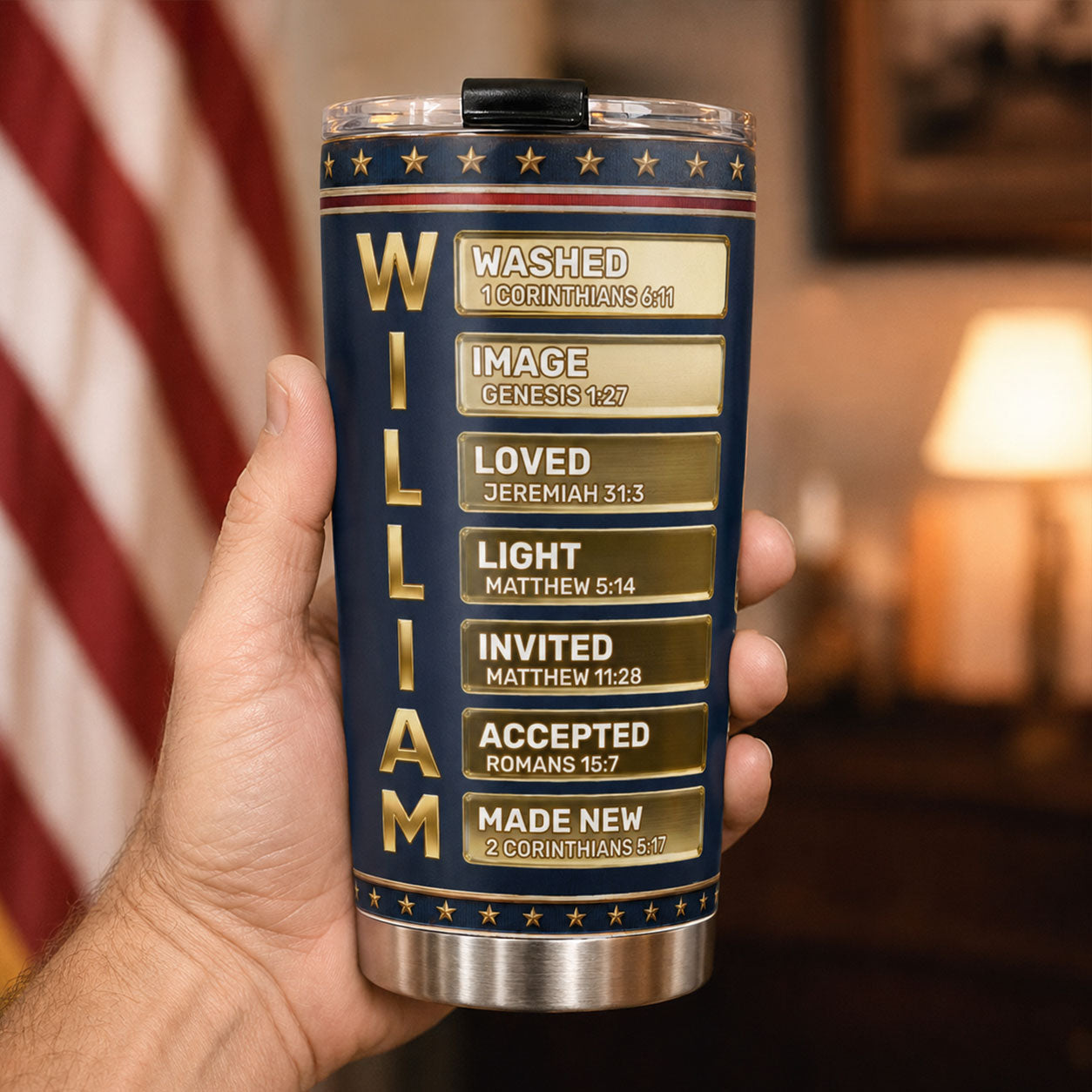 250 Years of Freedom - Personalized Stainless Steel Tumbler