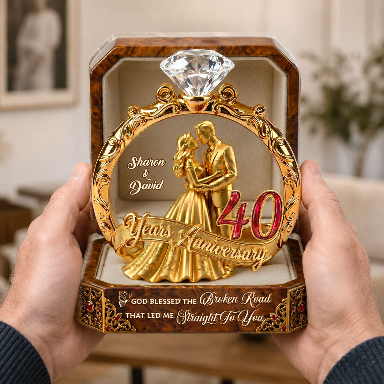 From First Kiss to Last Breath - Personalized Acrylic Plaque GAPJS10023