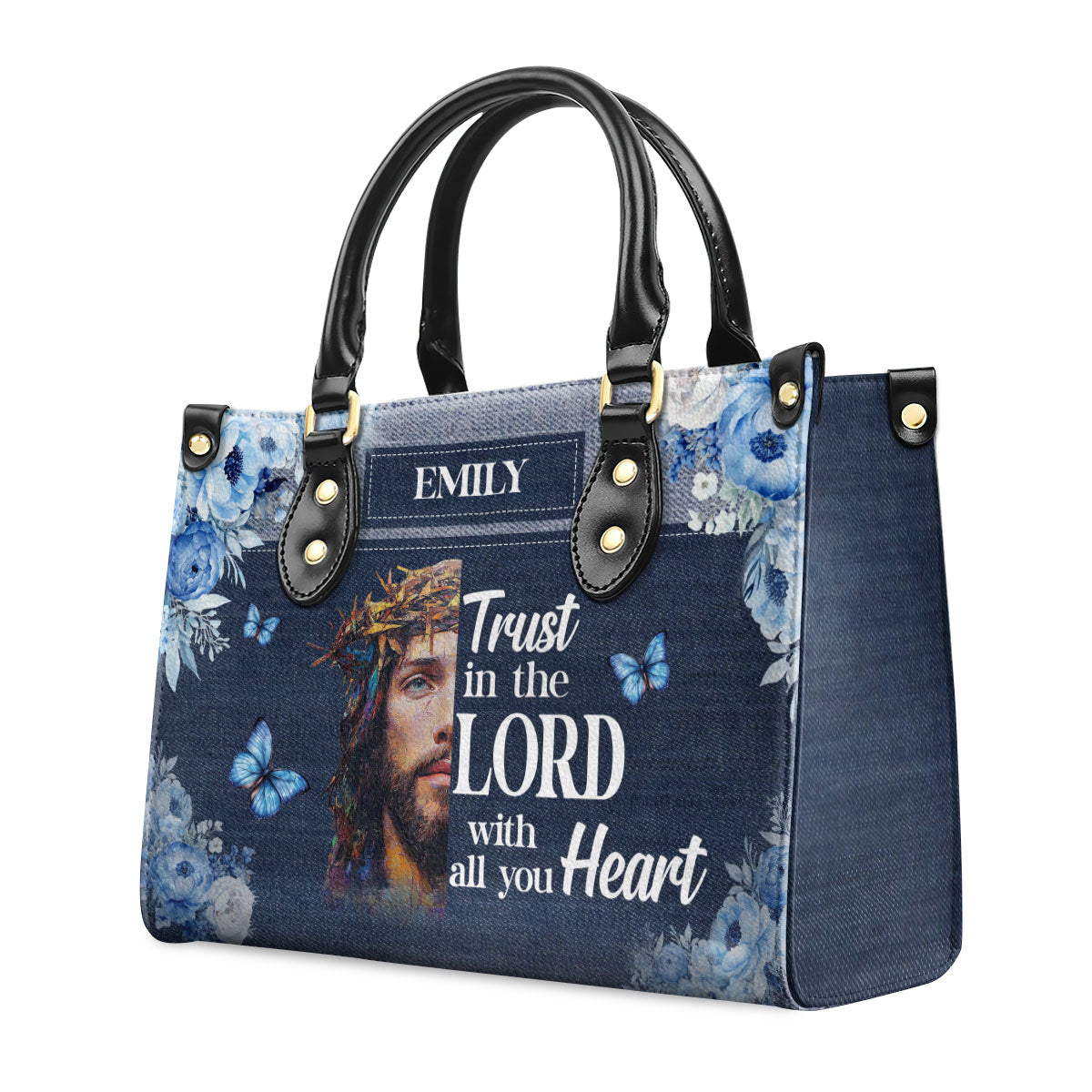 Faith-Inspired - Personalized Leather Handbag GMJSLB200080