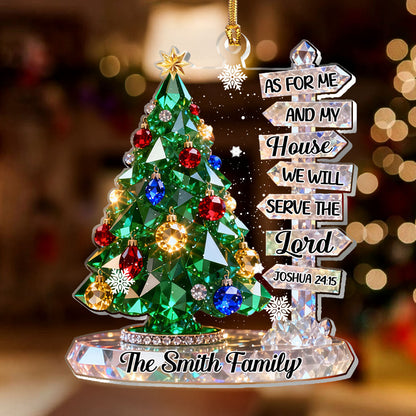 Bible Verse - Personalized Acrylic Ornament GOJS10027