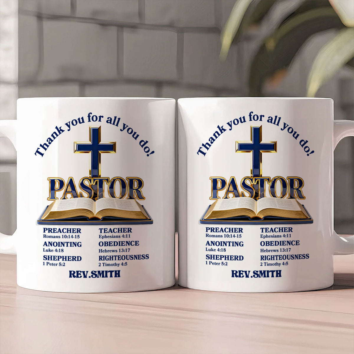 Guided By The Cross - Personalized Ceramic Coffee Mug