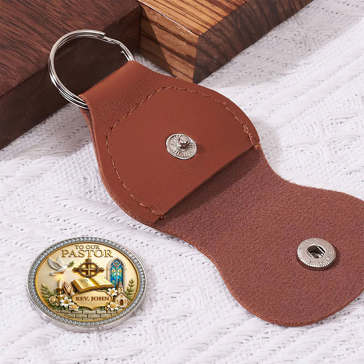 Heart Of A Servant Leader - Personalized Christian Keepsake
