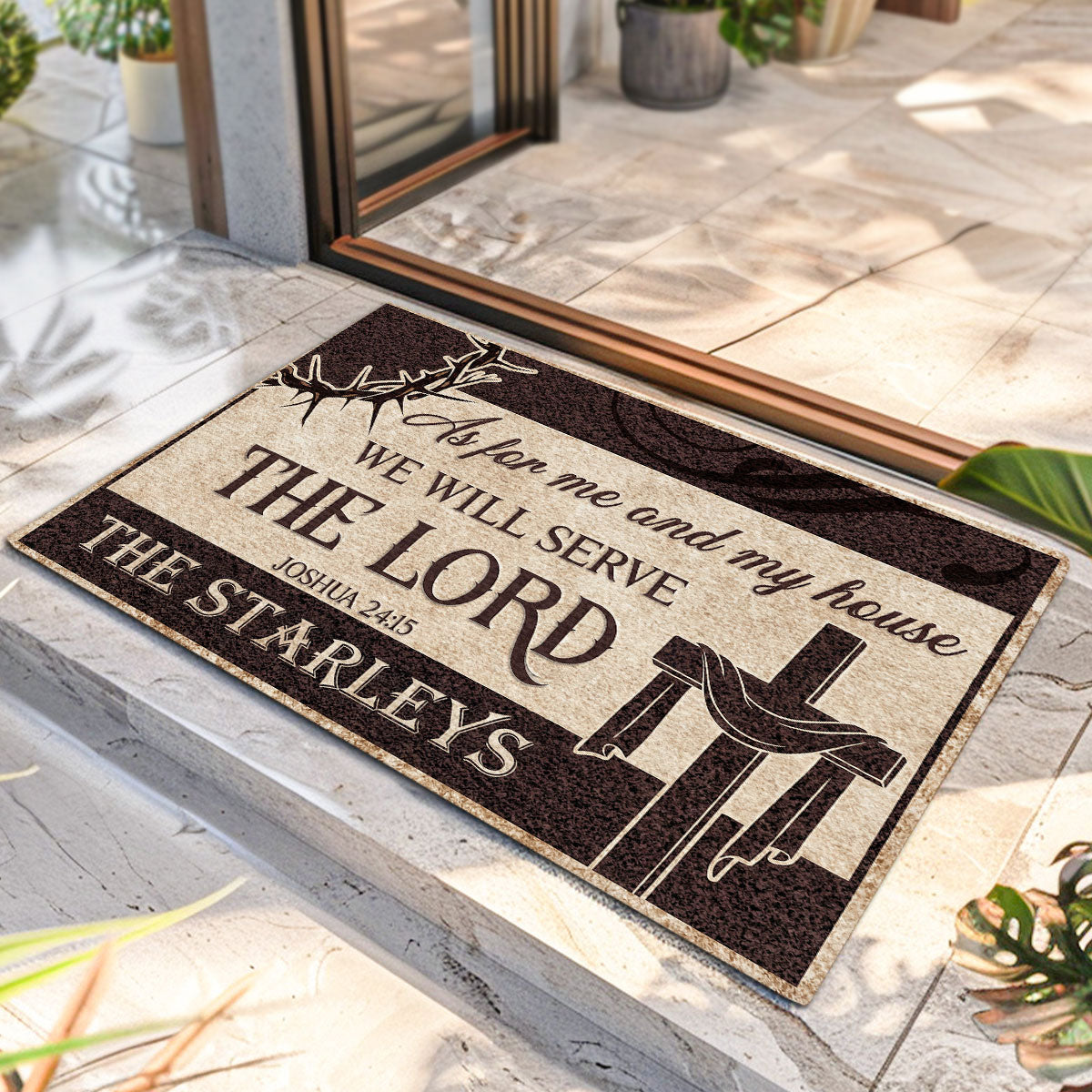 Faith Quote - Personalized Doormat for Home