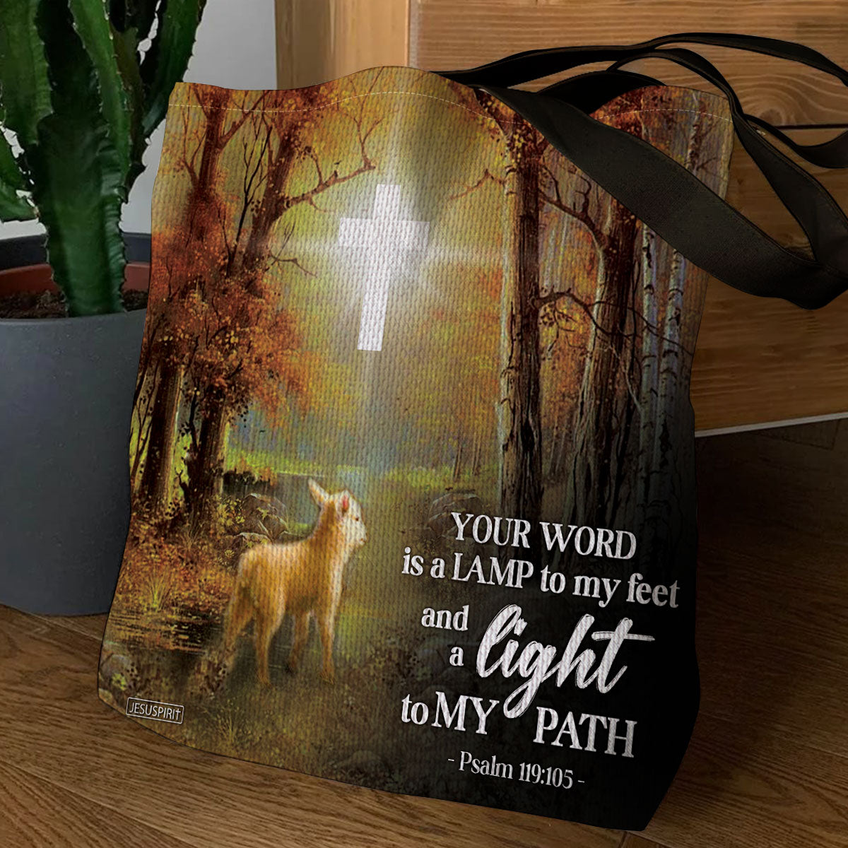 Your Word Is A Lamp - Christian Tote Bag GTTJS10185