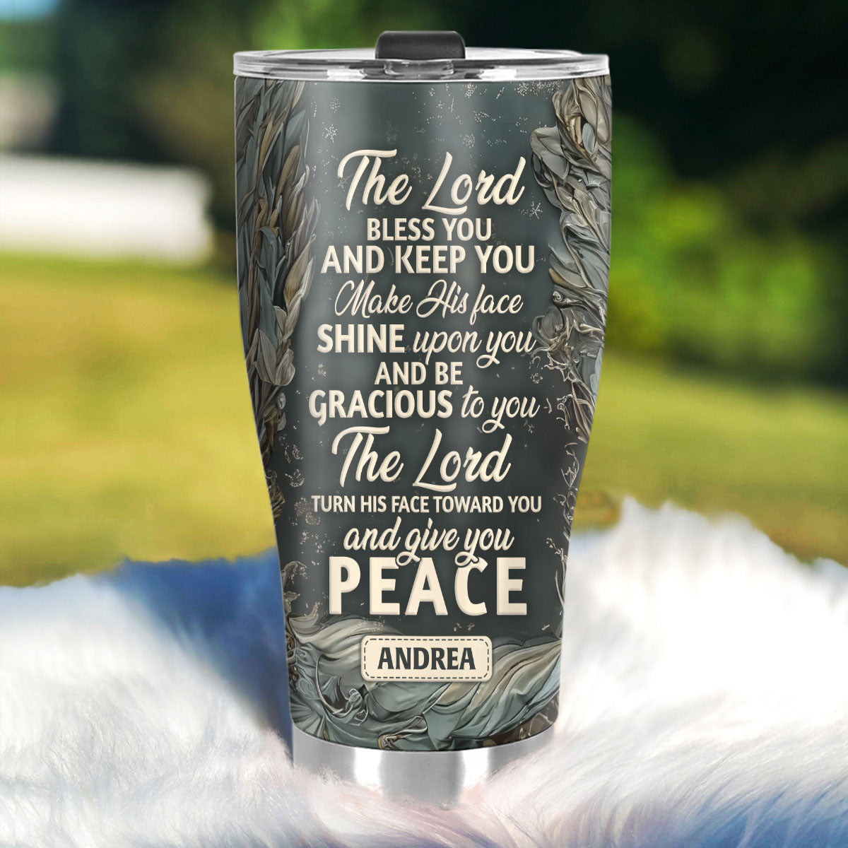 Faith-Inspired Gift for Family - Personalized Stainless Steel Tumbler