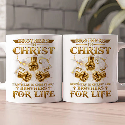 Christian Brotherhood For Life - Personalized Ceramic Coffee Mug