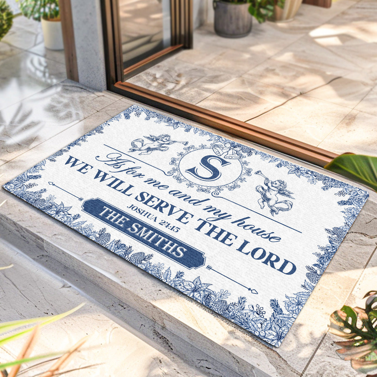 Bible Verse - Personalized Doormat for Home Decor