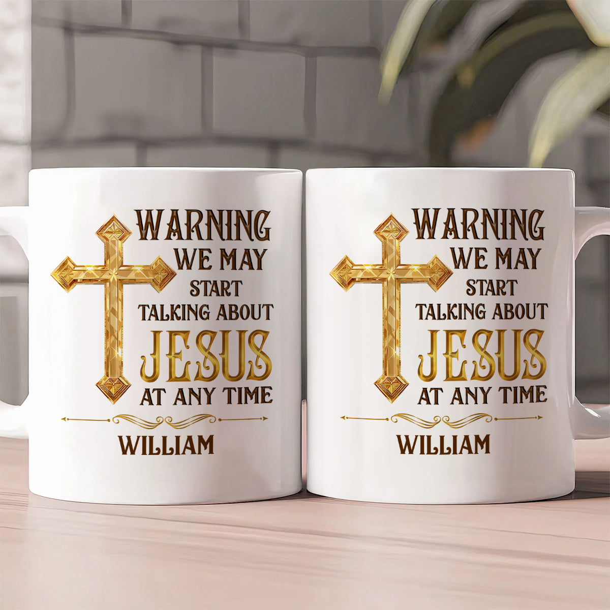 Funny Faith - Personalized Ceramic Coffee Mug