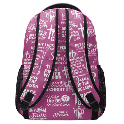 Trust God - Personalized Backpack Faith Christian - Gift for Girls