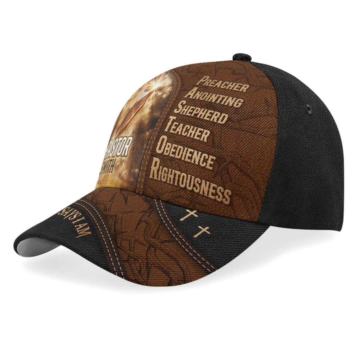 The Shepherd - Gift For Pastor - Custom Name Cap