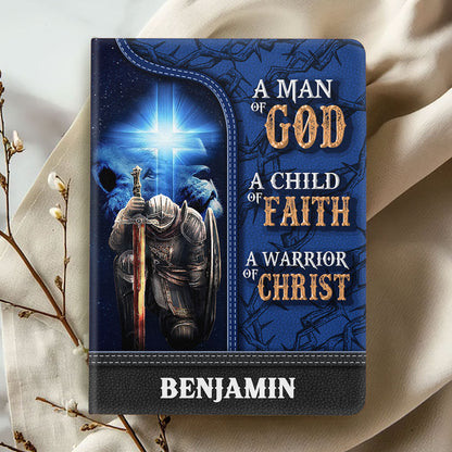Child Of Faith - Personalized Leather Cover Notebook GMJSNB200070