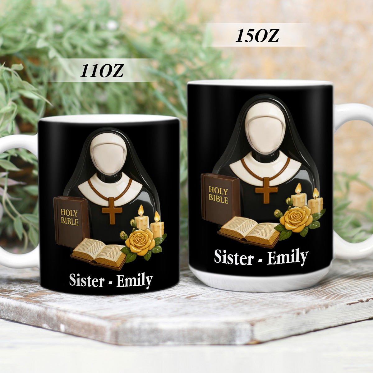 Faithful Inspiration - Personalized Ceramic Coffee Mug