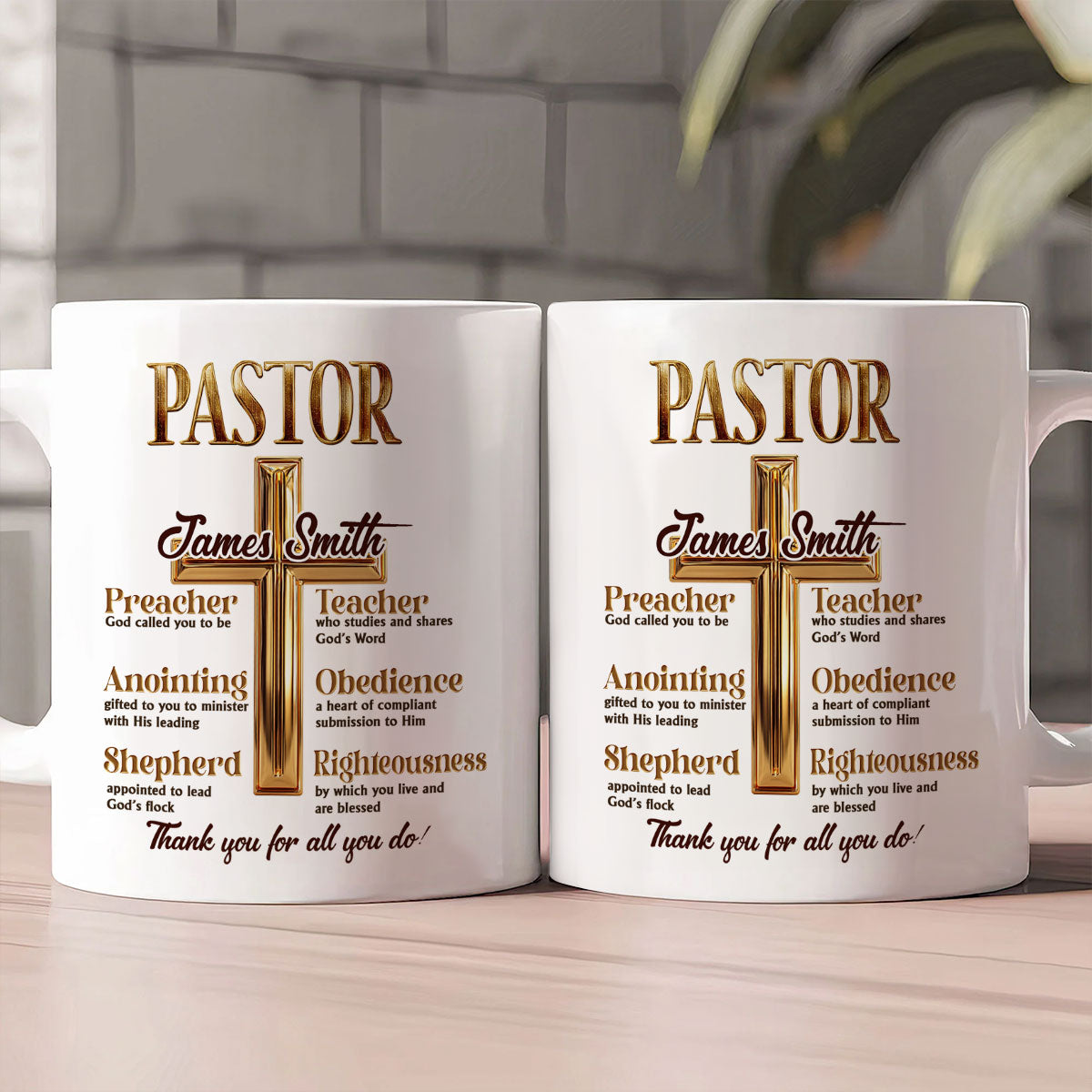 Faith - Personalized Ceramic Coffee Mug