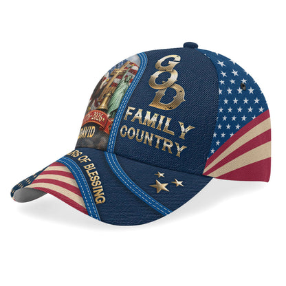 God Family Country - Personalized Classic Cap