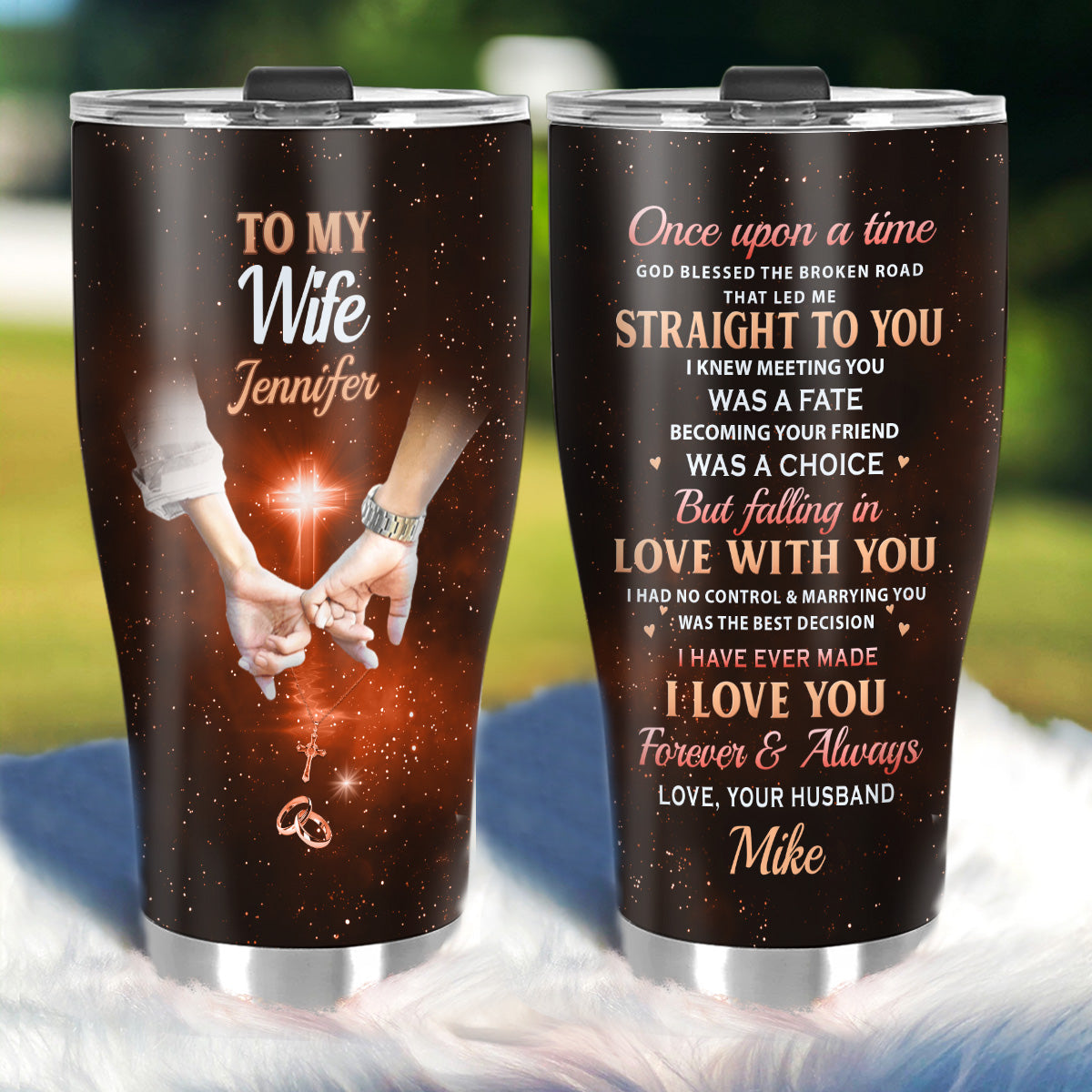 Inspirational Verse - Personalized Stainless Steel Tumbler