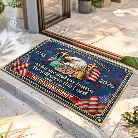 Faith Quote - Personalized Doormat for Home Decor GDMJS10009