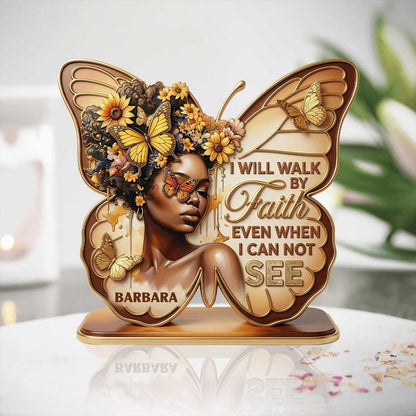 Faith Quote - Personalized Acrylic Plaque GAPJS10081