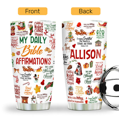 Faith Inspiration - Personalized Stainless Steel Tumbler