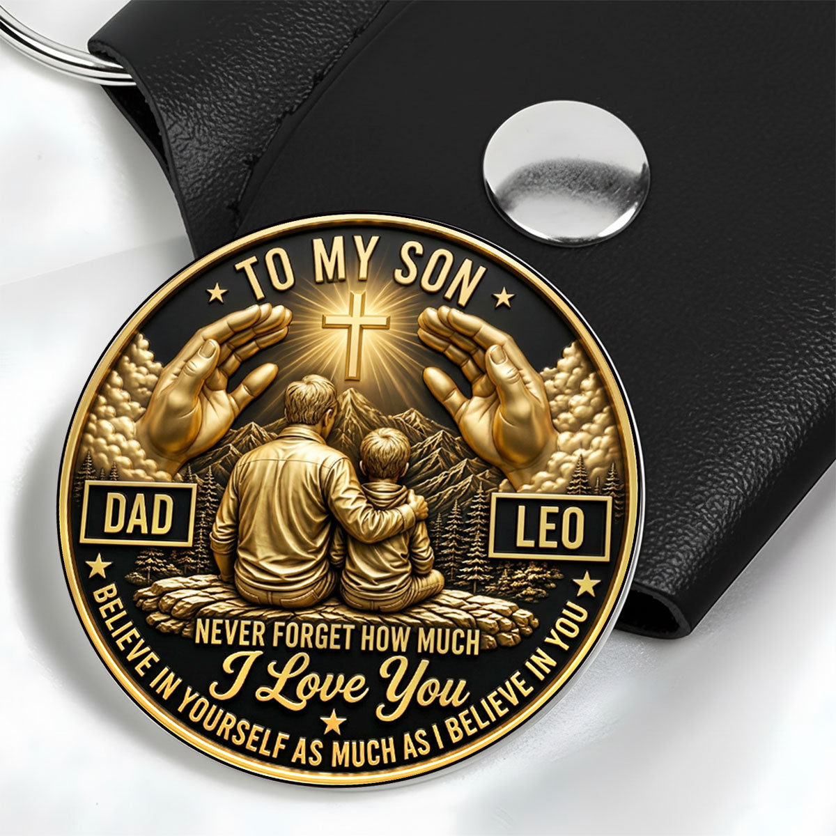 Never Forget I Love You - Personalized Pocket Hug Keepsake