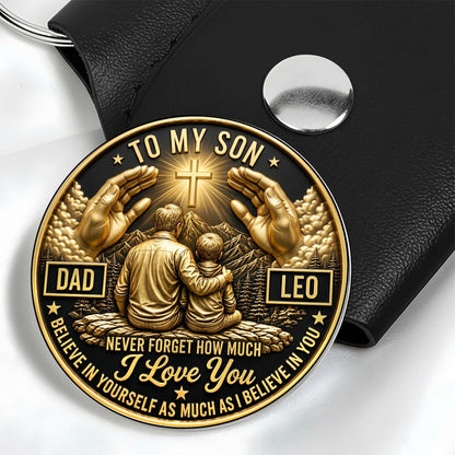 Never Forget I Love You - Personalized Pocket Hug Keepsake