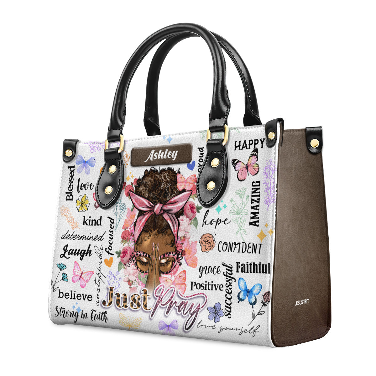 Faith-Inspired - Personalized Leather Handbag GMJSLB200013