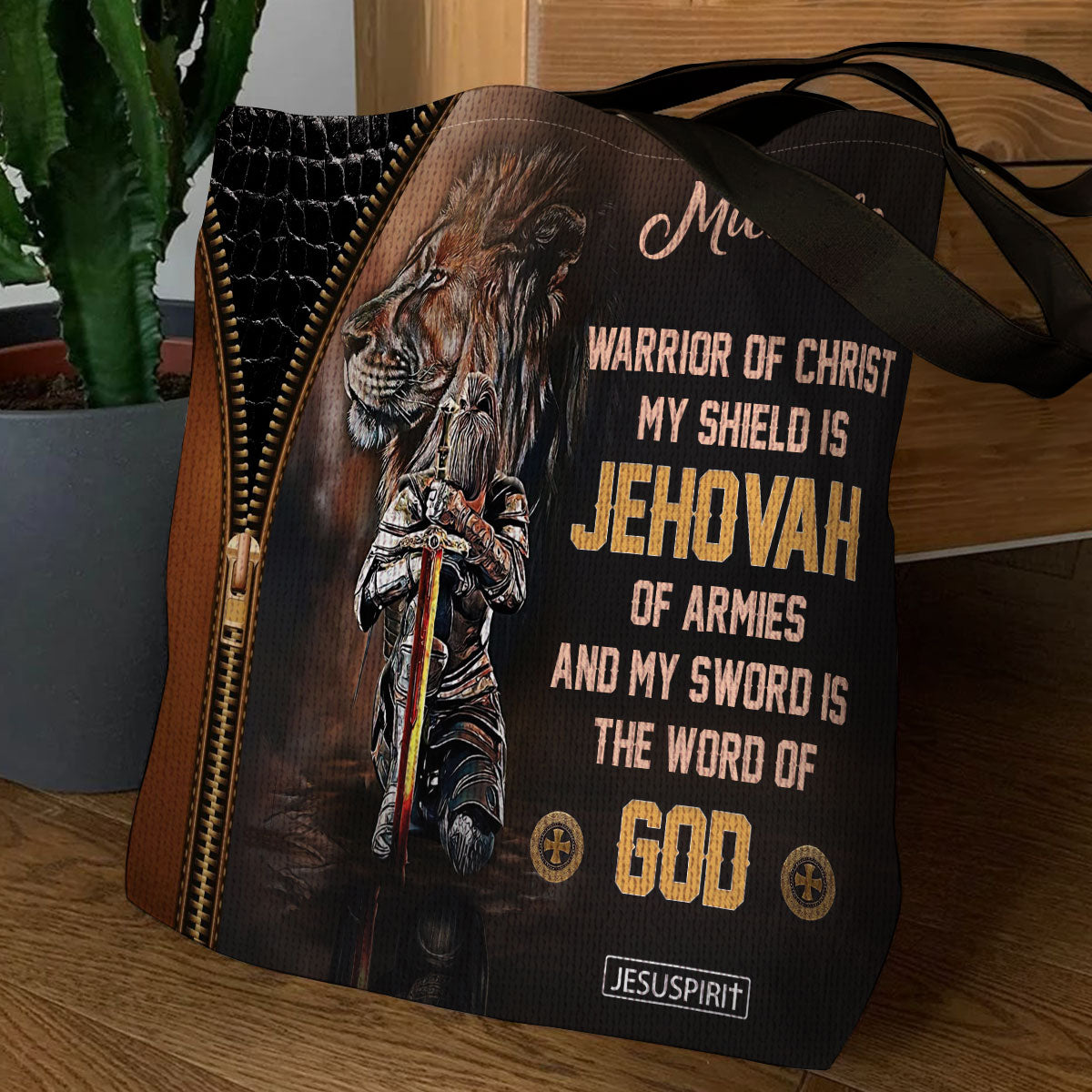 My Sword Is The Word Of God - Personalized Tote Bag GTTJS10120