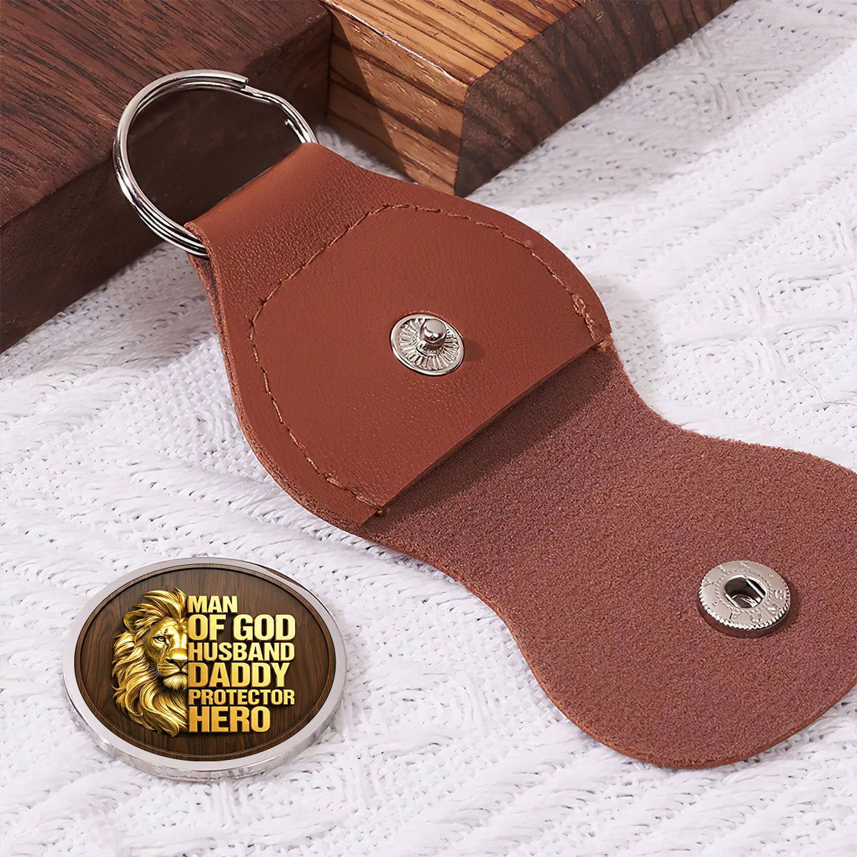 Man Of God - Personalized Pocket Hug Keepsake for Him