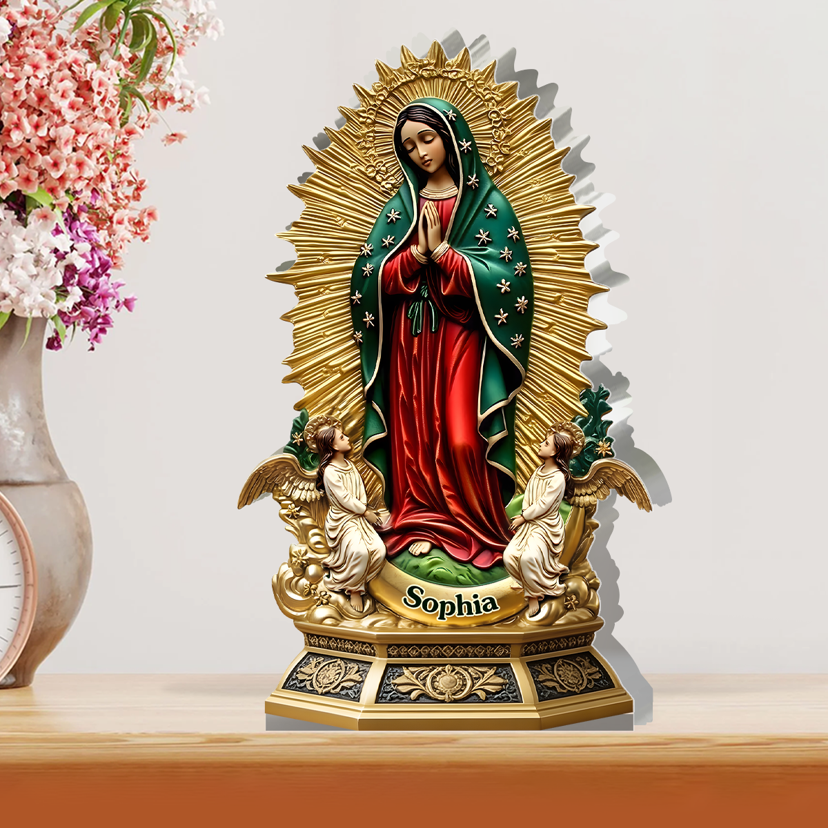 Our Lady Of Guadalupe - Personalized Acrylic Plaque GAPJS10129