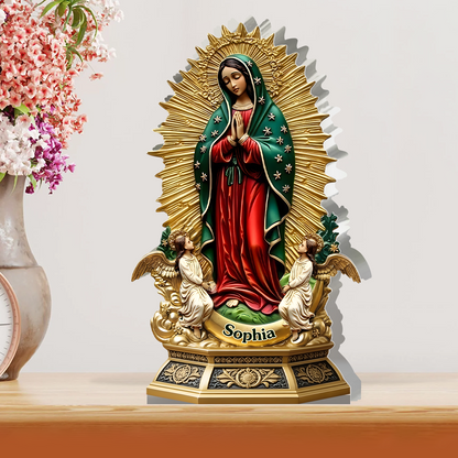 Our Lady Of Guadalupe - Personalized Acrylic Plaque GAPJS10129