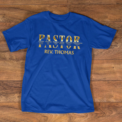 Pastor Appreciation - Personalized Unisex T-Shirt GMJSTS200043