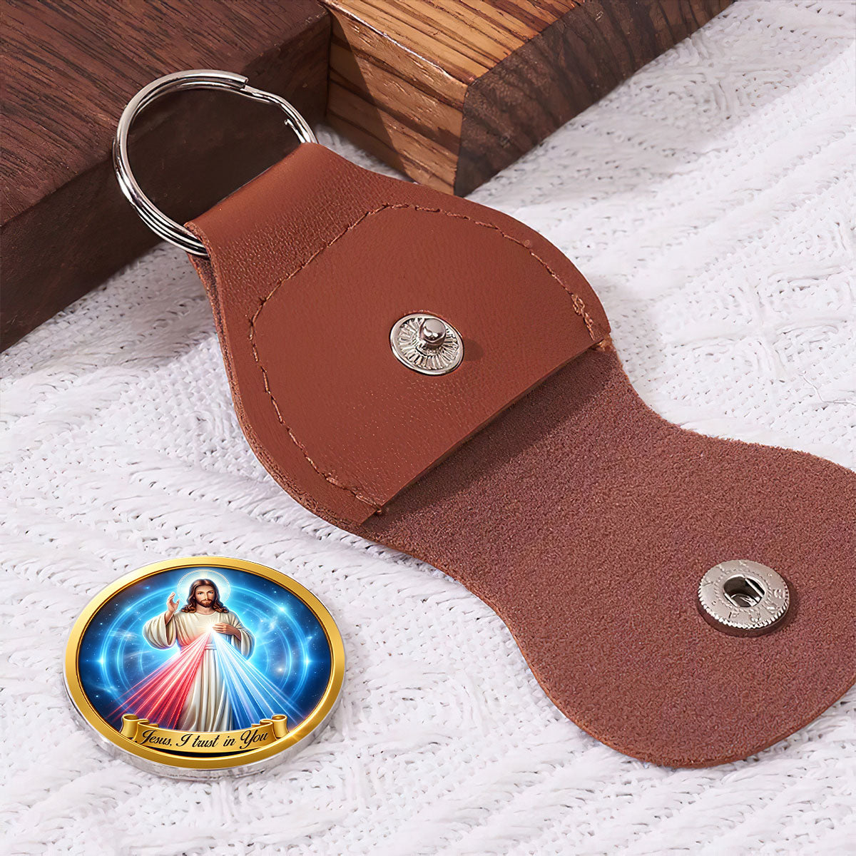 Jesus I Trust In You - Personalized Pocket Hug Christian Keepsake