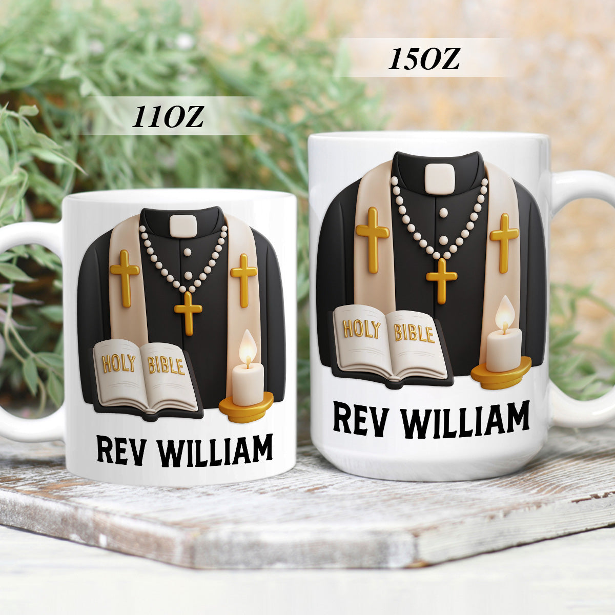 Inspirational Scripture - Personalized Ceramic Coffee Mug