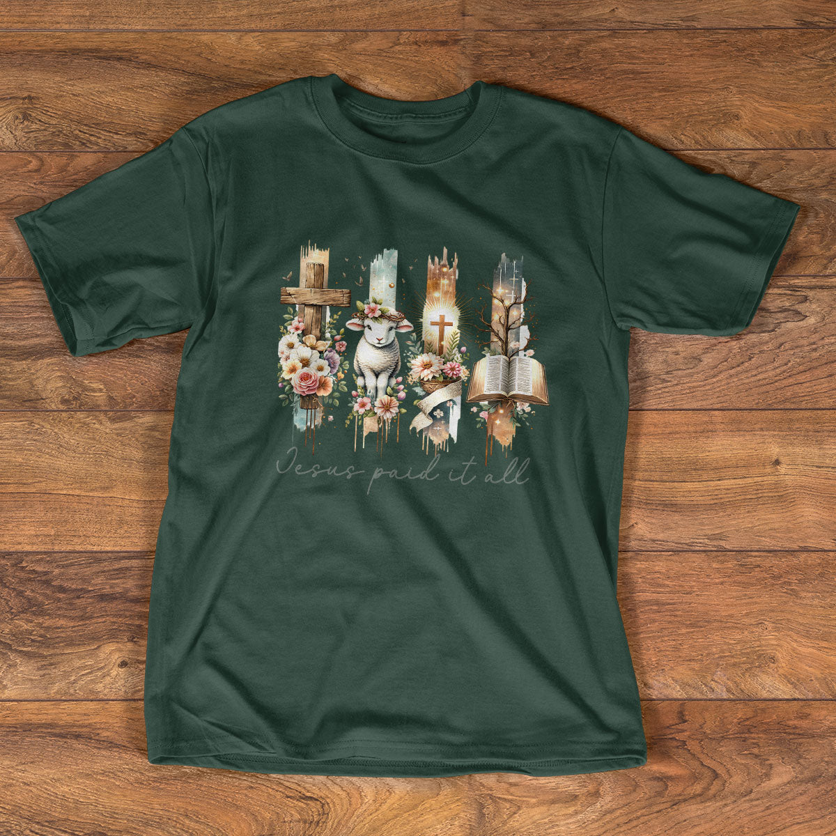 Jesus Paid It All - 2D Unisex T-shirt GMJSTS200091