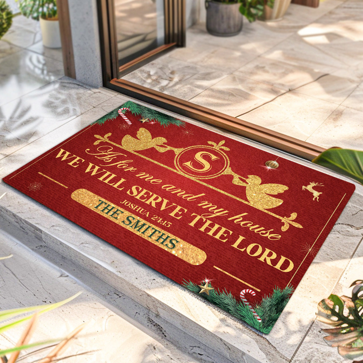 Bible Verse - Personalized Doormat for Home