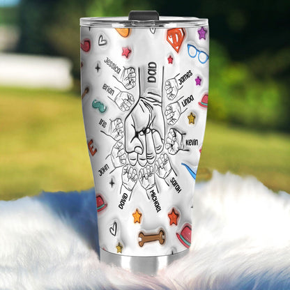 Best Dad Ever - Personalized Stainless Steel Tumbler